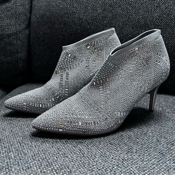 Lauren Lorraine Rhinestone Ankle Boot Size 10 - Picture 1 of 13